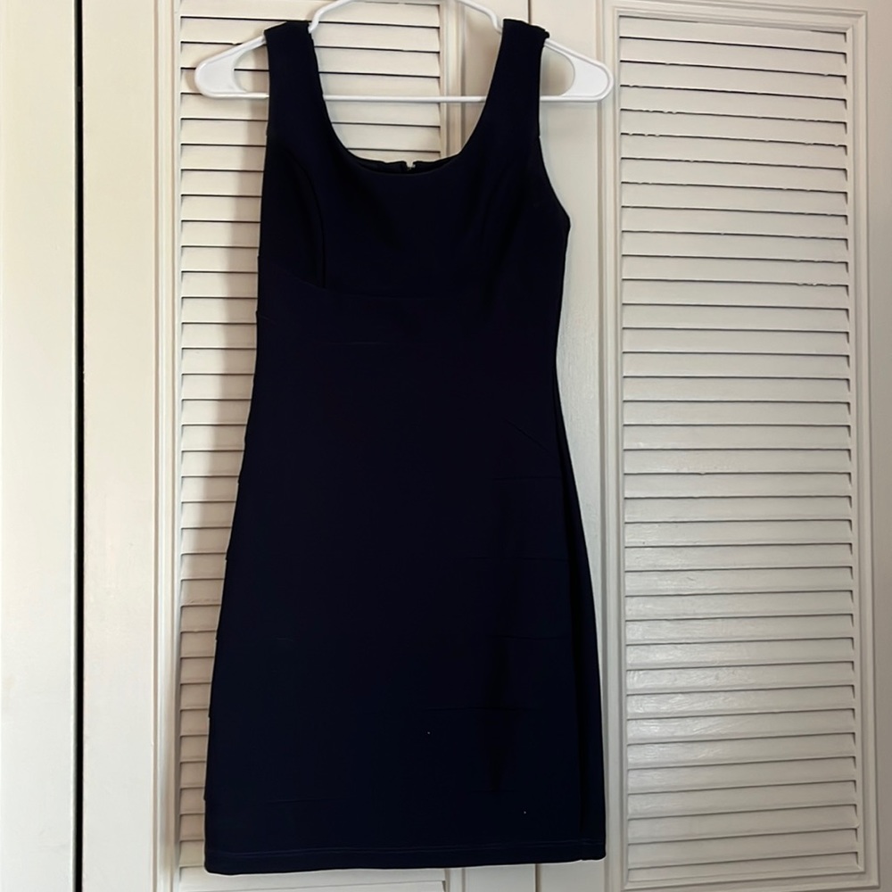navy blue dress